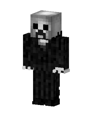 Black Caped Villain Minecraft skin