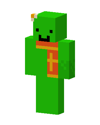 Green Gift Monster Minecraft skin