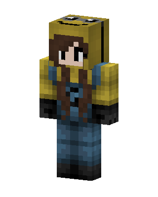 Blue Player Girl Minecraft skin