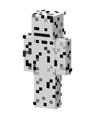 White Mob skin, 3D preview