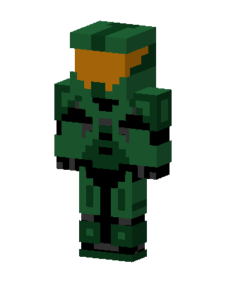 Master Chief skin, 3D preview
