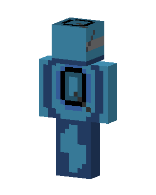 Blue Ring Wanderer skin, 3D preview