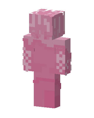 Pink Monochrome skin, 3D preview