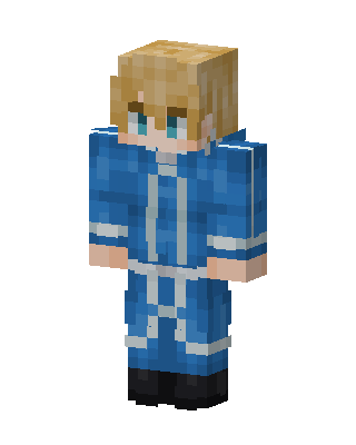 Roy Mustang skin, 3D preview
