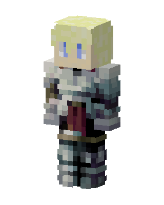 Silver Knight skin, 3D preview