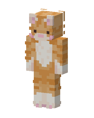 Orange Tabby Cat Minecraft skin