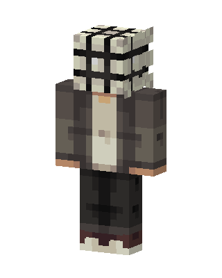 Caged Head skin, 3D preview