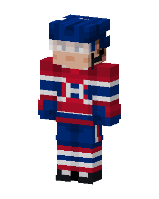 Canadiens Hockey Player Minecraft skin