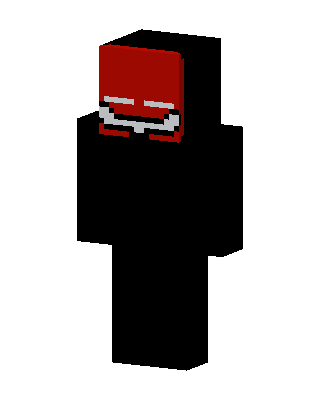 Black Villain Boy skin, 3D preview
