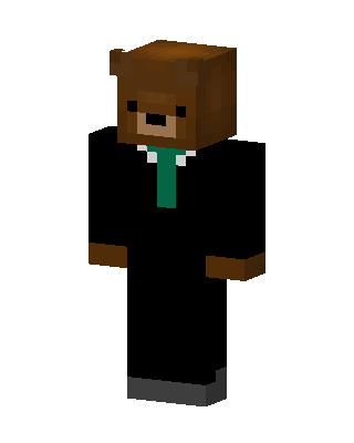 Bear In Suit skin, 3D preview