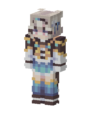 White Player Girl Minecraft white skin