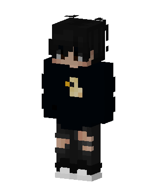 Duck Hoodie Boy skin, 3D preview