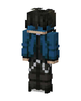 Blue Hoodie Boy Minecraft skin