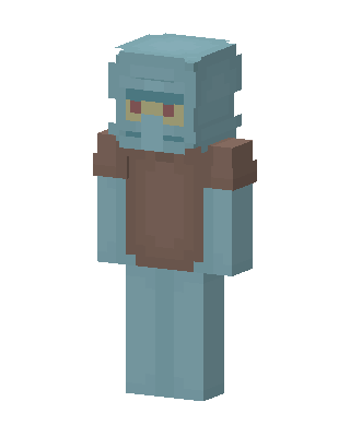 Squidward skin, 3D preview