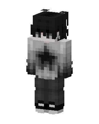 Monochrome Star Minecraft skin