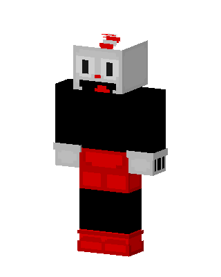 Black Robot skin, 3D preview