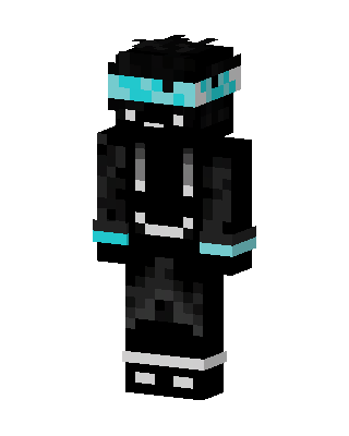 Cyan Shadow Minecraft skin