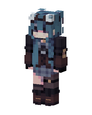 Steampunk Bear Girl skin, 3D preview
