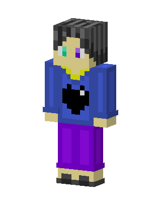 Blue Player skin, 3D preview