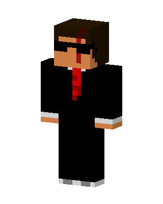 Black Player Boy skin, 3D preview