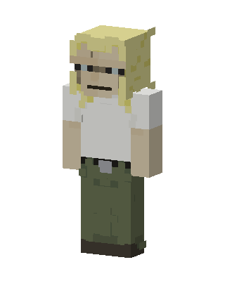Blond Survivor Minecraft cat girl skin