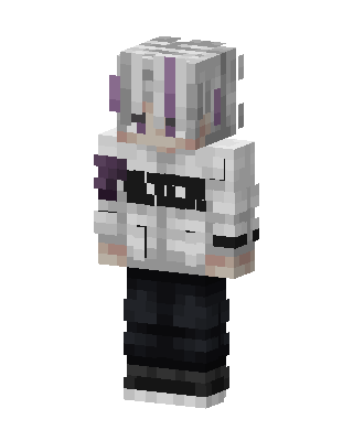 Silver Hoodie skin, 3D preview