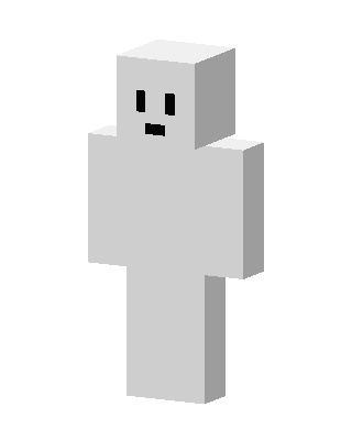 Little Ghost skin, 3D preview