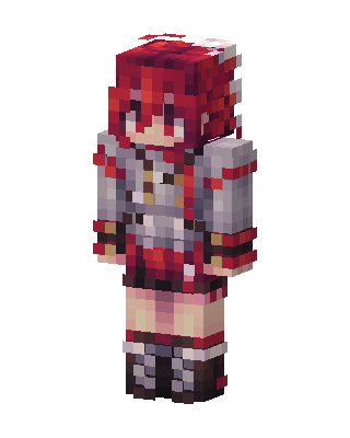 Crimson Halo skin, 3D preview