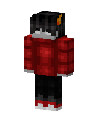Red Player Boy Minecraft Christmas skin