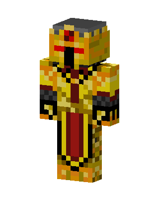 Golden Sentinel skin, 3D preview