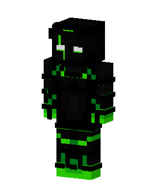 Neon Shadow skin, 3D preview