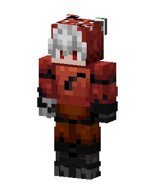 Red Animal Boy skin, 3D preview