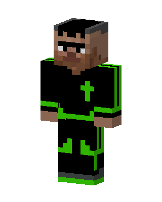Green Cross Priest Minecraft skin