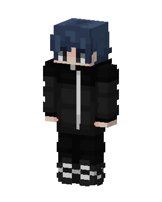Midnight Hoodie skin, 3D preview