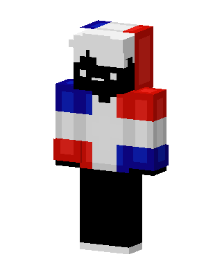 French Flag Hoodie Minecraft skin