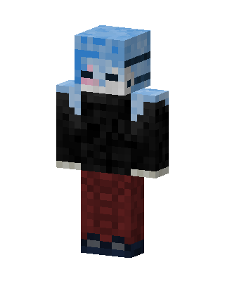 Black Player Girl skin, 3D preview