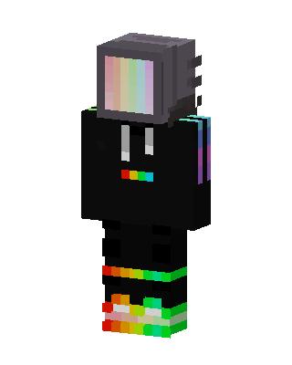 Black Pride skin, 3D preview