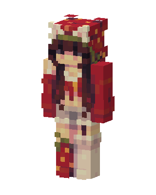 Poppy Maiden Minecraft skin