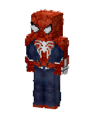 Spider-Man Minecraft red skin