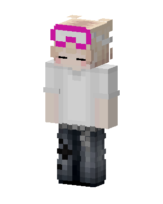 Pink Goggles Minecraft skin