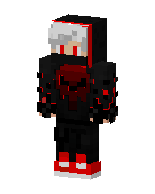 Black Villain Boy skin, 3D preview