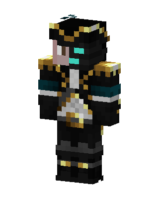 Pirate Captain skin, 3D preview