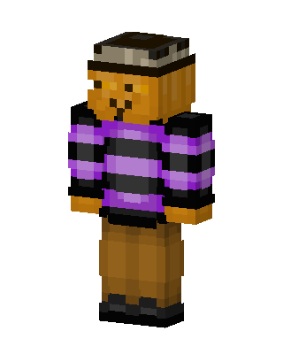 Pumpkin Head skin, 3D preview