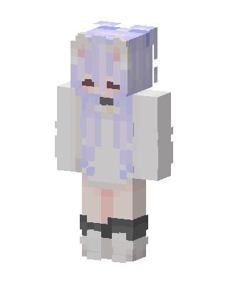 Lavender Bunny Minecraft skin