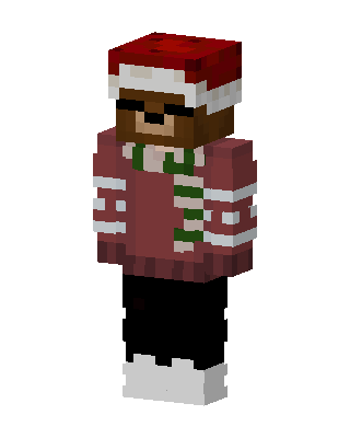 Christmas Bear skin, 3D preview