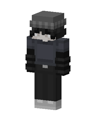 Gray Beanie Boy Minecraft skin