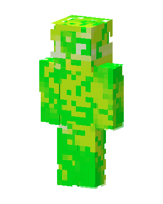 Toxic Slime skin, 3D preview