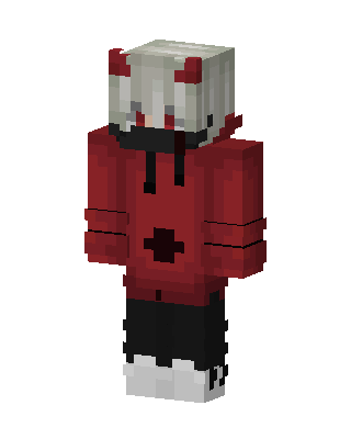 Crimson Hoodie Minecraft skin