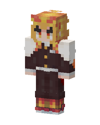 Rengoku Minecraft skin