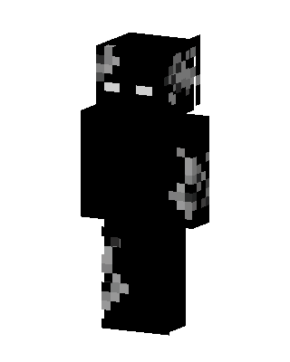 Ore Enderman skin, 3D preview